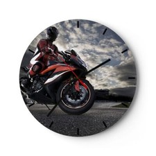 Horloge murale en verre