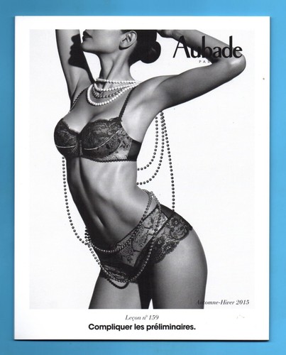 Catalogue aubade lingerie - aubade,
