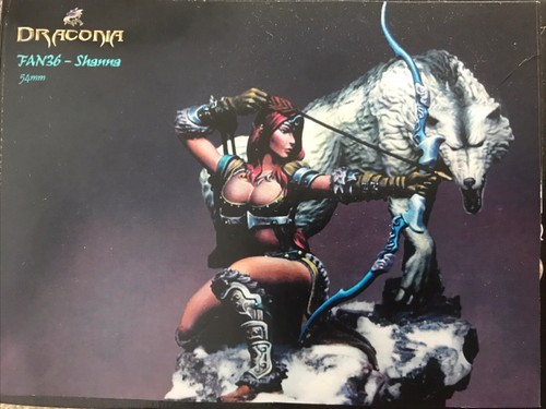 Figurine métal 54mm - 54mm, shanna