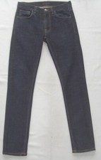 Jeans Nudie Pour Hommes W31 L32 Lean Dean Dry Slow Dark Comme Neuf