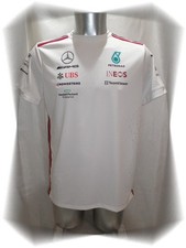 T-shirt Blanc  AMG PETRONAS F1  Motorsport Mercedes Taille M  Neuf