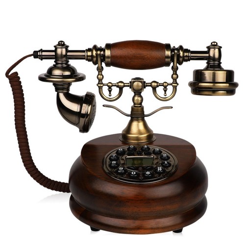 Téléphone fixe vintage - téléphone,