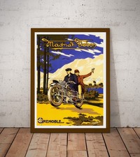 Affiche-Poster  Moto Magnat-Debon