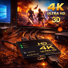 Commutateur HDMI 4K 3- en-1