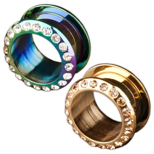Flesh plug acier tunnel - flesh,