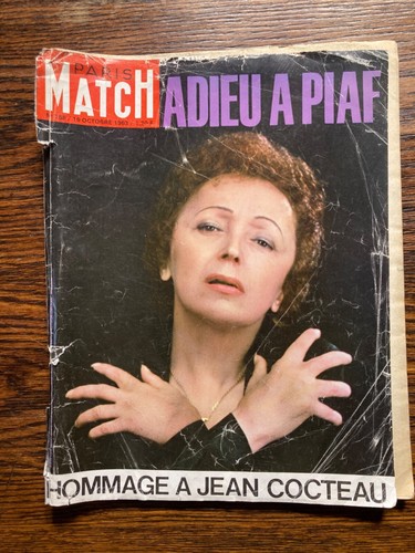 Paris match collector adieu - paris,
