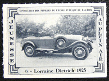 PHILATELIE ERINNOPHILE : 1975 JEUNESSE AU PLEIN AIR - LORRAINE DIETRICH 1925