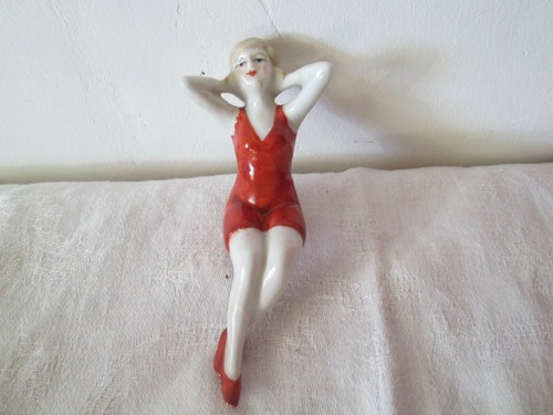 Ancienne baigneuse figurine - ancienne,