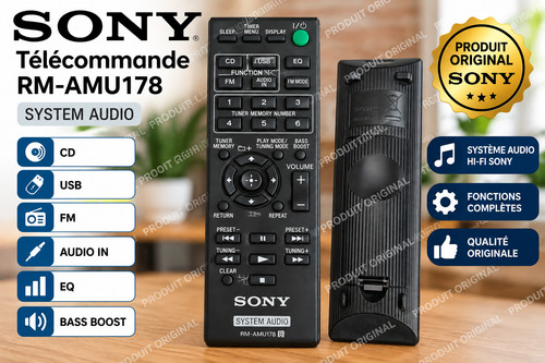Télécommande sony amu178 - télécommande, rm-amu178