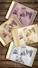 Carte 24x18cm Cycliste