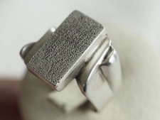 BAGUE ARGENT MASSIF VINTAGE