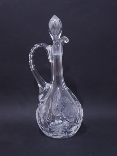Karaffe verre rose vintage - karaffe,