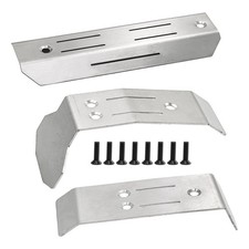 Pour Traxxas Mini Maxx RC Metal Chassis Protective Plate Front & Rear Armor Kit