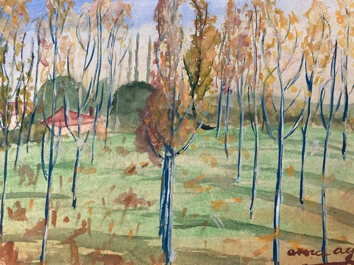 Belle peinture aquarelle - belle,