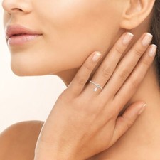 Bague pampille zirconium