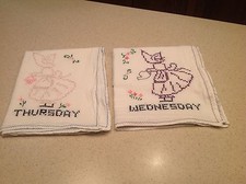 Vintage Embroidered Dish