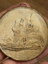 Médaillon en plâtre XIXe