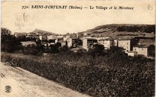 CPA St-FORTUNAT - Le Vilage et