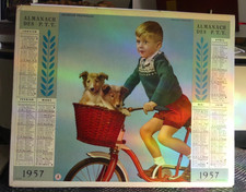 Calendrier des postes 1957