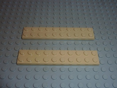 Lego plat tan 2x10 - x,