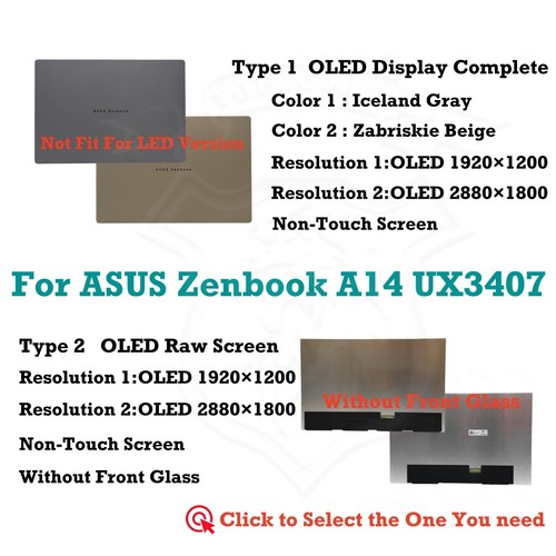 Pour asus zenbook a14 - 14",