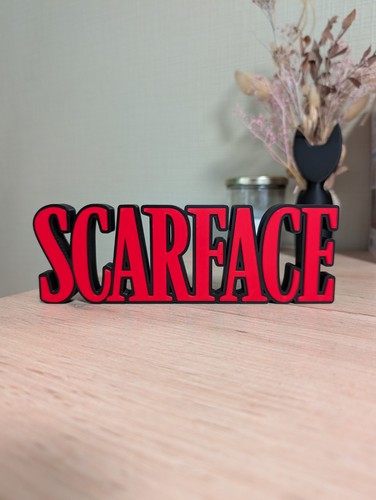 Plaque scarface logo - plaque,