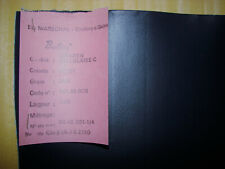 Simili cuir bleu au mètre automobile Citroën ameublement Tissu Revetement Skaï