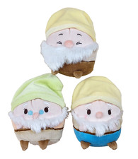 Peluches doudous sept nains tsum tsum Ufufy 13 cm Prof, Atchoum, Joyeux Disney