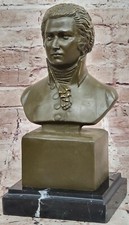 Mozart Buste Bronze Sculpture