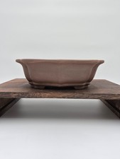 Pot à Bonsaï Ovale 32 x 25 x 10 cm Marron