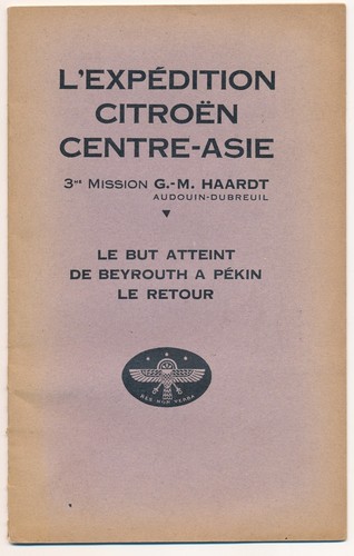 Croisière jaune expédition