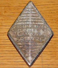 VINTAGE Régie Nationale RENAULT 6031-894 Ecusson de calandre Embleme ANCIEN