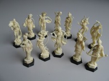 *Cafés Maurice 12 figurines chinoises japonaises différentes, 4 photos