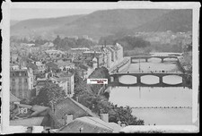 Epinal, Vosges, Plaque verre photo ancienne, négatif noir & blanc 6x9 cm