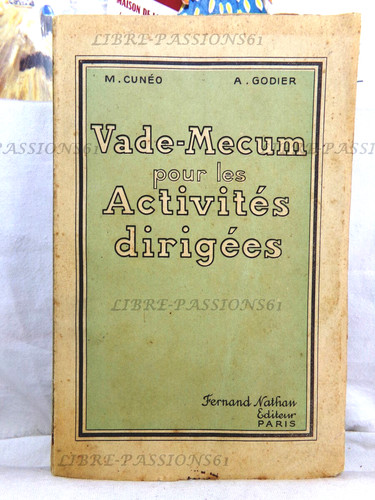 Vade mecum pour - les, activitÉs