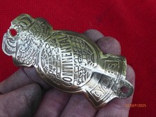 Ancienne Plaque  de Vélo