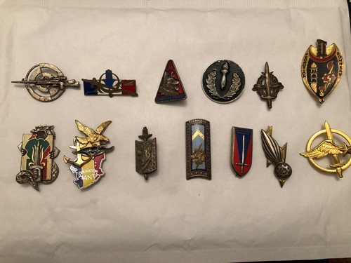 Lot insignes brevets - de, 12