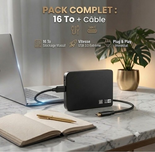 Disque dur externe - disque, ssd