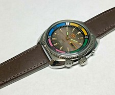 NOS 1980s Orient SK 21 Jewels Automatic Caliber 46943 Rotating Bezel Jumbo Watch
