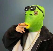 Masque Halloween Monstre Vert