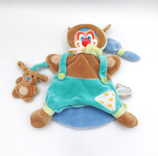 Doudou marionnette clown chien