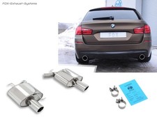 Duplex Sport Échappement BMW 5 Série 535d F10 F11 Berline/Touring 100 Mm Rond