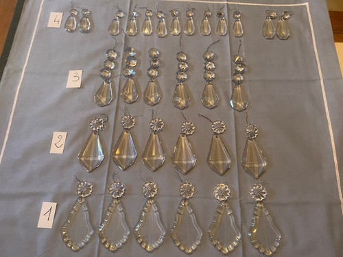 Baccarat lot pampilles en - lot,
