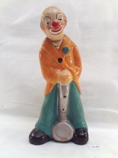 ancien Clown en terre cuite