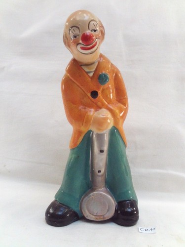 Ancien clown terre cuite - en,