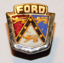 vintage ancienne INSIGNE émaillée BADGE logo EMBLEME marque écusson VOITURE FORD