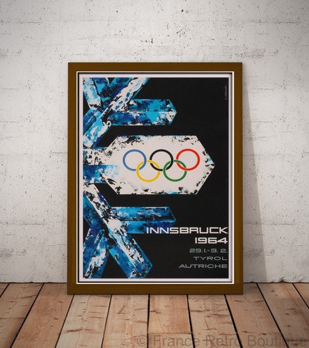 Affiche poster ski innsbruck - ,
