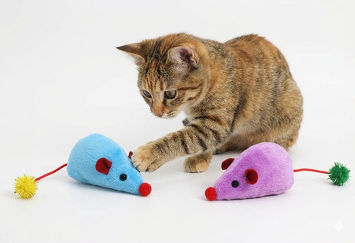 Jouet peluche chaton souris - jouet,