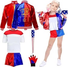 Deguisement Enfant Costume Enfant Cosplay Fille Joker Quin-n Cosplay Deguisem...
