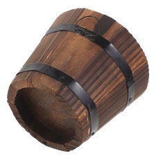  Jardinière D'arbres De En Tonneau Petit Pot Fleur Décoration Planteur Baril